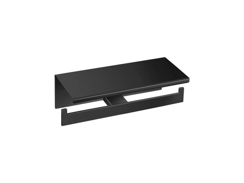 Διπλή Χαρτοθήκη με Καπάκι Sanco Monogramm Black mat 120427-M116