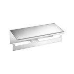 Διπλή Χαρτοθήκη με Καπάκι Sanco Monogramm Chrome 120427-A03