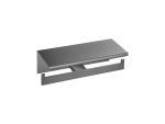 Διπλή Χαρτοθήκη με Καπάκι Sanco Monogramm Gun metal brushed 120427-PVD-05BR