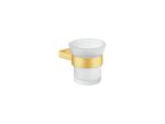 Επιτοίχια Ποτηροθήκη Sanco Academia Golden brass brushed 21801-PVD-02BR