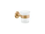 Επιτοίχια Ποτηροθήκη Sanco Ergon Warm bronze brushed 25901-PVD-01BR