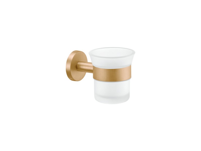 Επιτοίχια Ποτηροθήκη Sanco Ergon Warm bronze brushed 25901-PVD-01BR