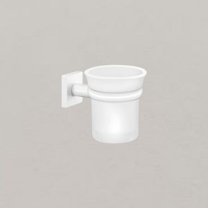 Επιτοίχια Ποτηροθήκη Sanco Tempo White mat 14001-M101
