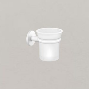 Επιτοίχια Ποτηροθήκη Sanco Twist White mat 14301-M101