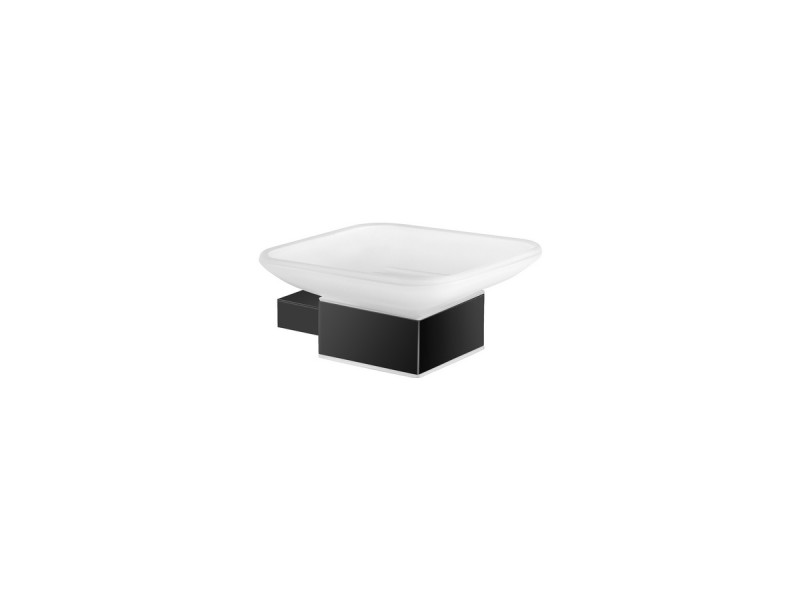 Επιτοίχια Σαπουνοθήκη Sanco Monogram Black mat 120402-M116