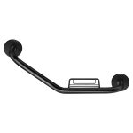 Λαβή με Σαπουνοθήκη Τύπου V Sanco Black Mat 0401-M116