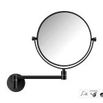 Μεγεθυντικός Καθρέπτης 2 Όψεων x5 Sanco Black Mat MR-811-M116