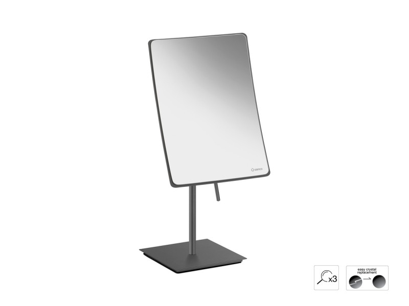 Μεγεθυντικός Καθρέπτης x3 Sanco Anthracite grained MR-303-M118