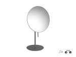 Μεγεθυντικός Καθρέπτης x3 Sanco Anthracite grained MR-703-M118