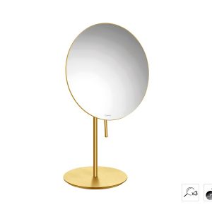 Μεγεθυντικός Καθρέπτης x3 Sanco Golden brass brushed MR-703-PVD-02BR