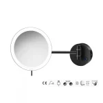 Μεγεθυντικός Καθρέπτης x3 με LED Sanco Black mat MRLED-905-M116