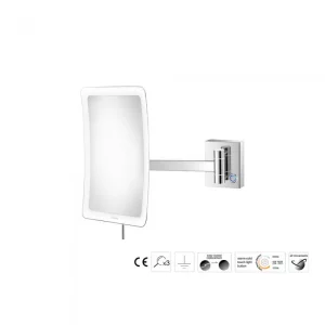 Μεγεθυντικός Καθρέπτης x3 με LED Sanco Chrome MRLED-305-A03