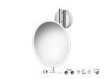 Μεγεθυντικός Καθρέπτης x5 με LED Sanco Chrome MRLED-764-A03