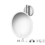 Μεγεθυντικός Καθρέπτης x5 με LED Sanco Chrome MRLED-764-A03
