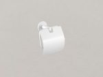 Χαρτοθήκη με Καπάκι Sanco Twist White mat 14317-M101