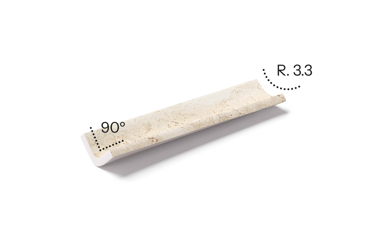 Εσωτερικό Προφίλ Μετάβασης CI00 Coralina Mayor Ceramica 5,5×25 cm