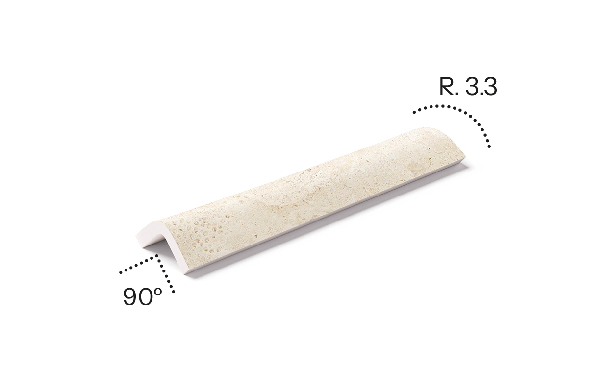 Εξωτερικό Προφίλ Μετάβασης CE00 Coralina Mayor Ceramica 4,5×25 cm