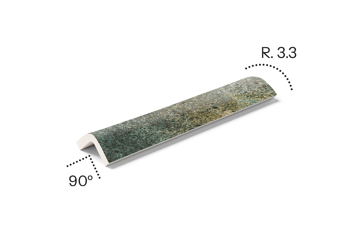 Εξωτερικό Προφίλ Μετάβασης CE00 Tropic Mayor Ceramica 4,5×25 cm