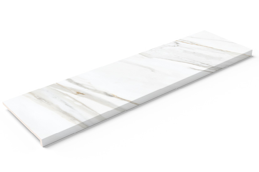Σκαλοπάτι Calacatta Fresh Mayor Ceramica 32,6×120 cm