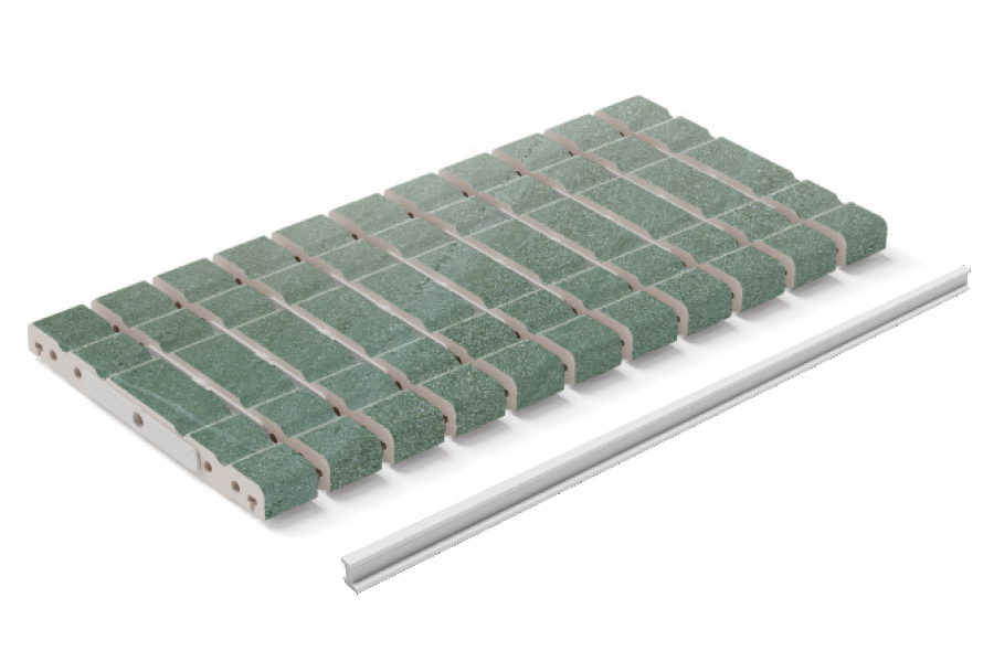 Σχάρα Αποστράγγισης RJ25 Flex Bali Mayor Ceramica 24,5×50×2,2 cm