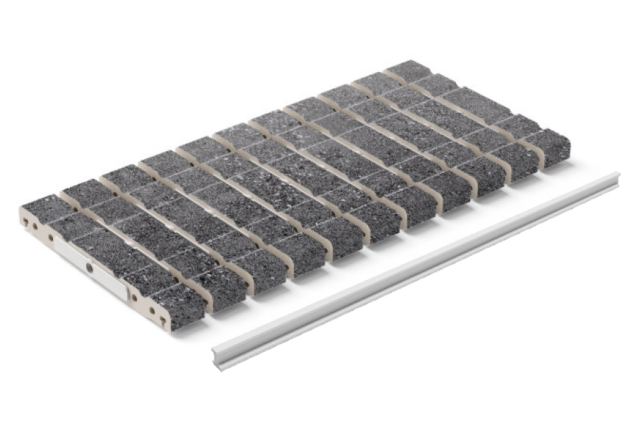Σχάρα Αποστράγγισης RJ25 Flex Volcanic Mayor Ceramica 24,5×50×2,2 cm