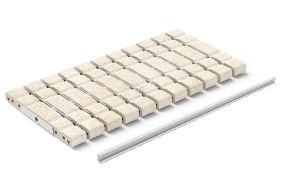Σχάρα RJ25 FLEX Coralina Mayor Ceramica 24,5×50×2,2 cm