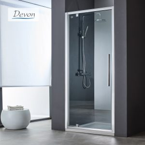 Ανοιγόμενη Πόρτα Ντουζιέρας Devon Flow Pivot 70×195 cm Chrome PF70C-100
