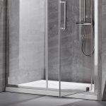 Ανοιγόμενη Πόρτα Ντουζιέρας Devon Primus Plus Pivot + Infill 100×195 cm Chrome - Image 2