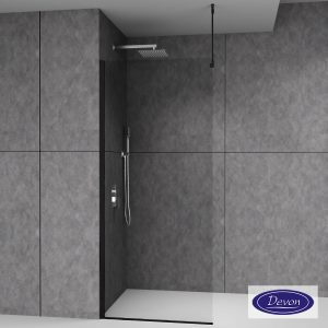 Βραχίονας Οροφής 100cm IWIS για στήριξη Black Matt VSA-400