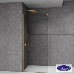 Βραχίονας Οροφής 100cm IWIS για στήριξη Gold Brushed PVD VSA-211