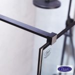 Διαχωριστικό Ντουζιέρας Devon IWIS Walk-in Decor 70×200cm Black Matt - Image 2
