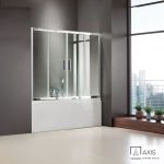 Καμπίνα Μπανιέρας 160×140 cm Axis Bath Slider 2+2 Chrome SLB2X160T-100