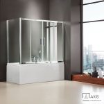 Σταθερό Πλαϊνό Κρύσταλλο Ντουζιέρας Axis Bath Side Panel 70×140 cm Chrome - Image 2