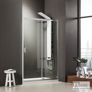 Καμπίνα Ντουζιέρας Axis Slider 1+1 100×185cm Chrome SLX100C-100