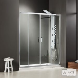 Καμπίνα Ντουζιέρας Axis Slider 2+2 160×185cm Chrome SL2X160C-100