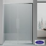Καμπίνα Ντουζιέρας Devon Elli Slider 2+2 160×200cm Chrome SL2L160C-100