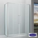 Καμπίνα Ντουζιέρας Devon Elli Slider 2+2 160×200cm Chrome - Image 2