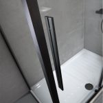 Καμπίνα Ντουζιέρας Devon Flow Slider 1+1 100×195cm Black Matt - Image 4