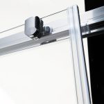 Καμπίνα Ντουζιέρας Devon Flow Slider 1+1 100×195cm Chrome - Image 3