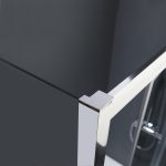 Καμπίνα Ντουζιέρας Devon Flow Slider 1+1 100×195cm Chrome - Image 6