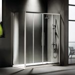 Καμπίνα Ντουζιέρας Devon Flow Slider 2+2 160×195cm Chrome - Image 2