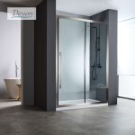 Καμπίνα Ντουζιέρας Devon Noxx Slider 1+1 100×200cm Black Brushed PVD SLN100C-411 2
