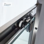 Καμπίνα Ντουζιέρας Devon Noxx Slider 1+1 100×200cm Black Brushed PVD - Image 3