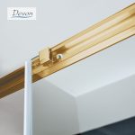 Καμπίνα Ντουζιέρας Devon Noxx Slider 1+1 100×200cm Gold Brushed PVD - Image 2
