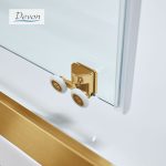 Καμπίνα Ντουζιέρας Devon Noxx Slider 1+1 100×200cm Gold Brushed PVD - Image 3