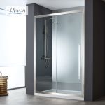 Καμπίνα Ντουζιέρας Devon Noxx Slider 1+1 110×200cm Inox Brushed - Image 2