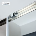 Καμπίνα Ντουζιέρας Devon Noxx Slider 1+1 110×200cm Inox Brushed - Image 3