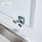Καμπίνα Ντουζιέρας Devon Noxx Slider 1+1 110×200cm Inox Brushed - Image 4