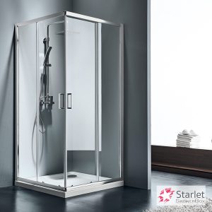 Καμπίνα Ντουζιέρας Starlet Corner Entry 70×70×180 cm (67-69 × 67-69) Clear Chrome CS70T-100