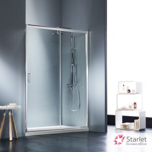 Καμπίνα Ντουζιέρας Starlet Slider 1+1 100×180cm Clear Chrome SLS100T-100